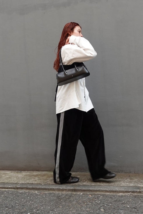 ベロアラインルーズパンツ